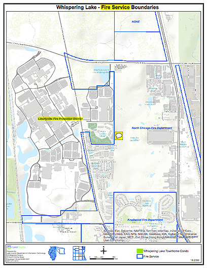 Whispering Lake Fire Service Boundaries