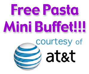Free Pasta Mini Buffet